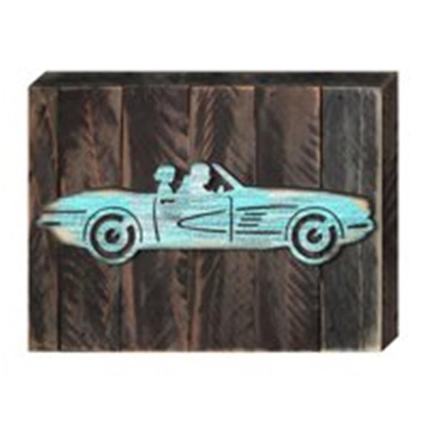 Clean Choice Sports Car Art on Board Wall Decor Wood CL2128654